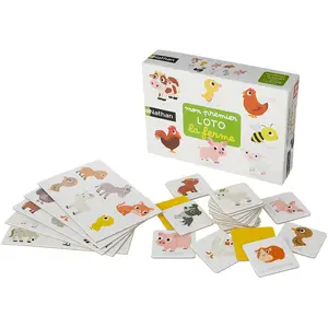 Nathan Mon premier loto ferme, 2 Jahr(e), Karton, Mehrfarbig