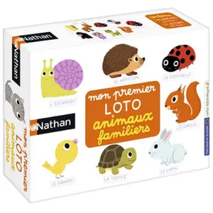 Nathan Erstes Tier-Lotto Gesellschaftsspiel Diset 13x4x19 cm