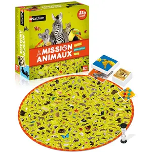 Nathan Mission animaux, Brettspiel, Feinmotorik (Geschicklichkeit), 5 Jahr(e), 15 min, 15 min, Familienspiel günstig