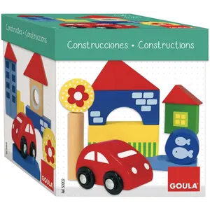 Jumbo Goula - Holzbausteine Set (26 Spielsteine), 1 Jahr(e), Karton, H...