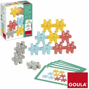 Goula Stapelspiel (Deutsch, Englisch, Französisch, Italienisch, Katalanisch, Niederländisch, Portugiesisch, Spanisch, 1 Spieler)