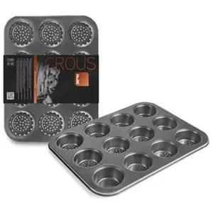 Ibili Perforierte Muffinform Für Knusprige Muffins