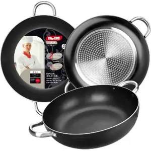Ibili Honda 2 Griffe I-chef Bratpfanne 36 Cm Silber Silber One Size