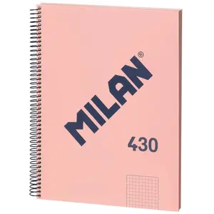 Milan Notizbuch Mit Metallspirale Kariertes Papier 80 Blatt A4 Serie 1... günstig