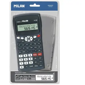 Milan Schwarzer Wissenschaftlicher Taschenrechner M240 In Blisterpacku...