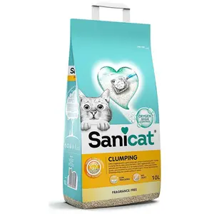 Sanicat Geruchsneutrale Klumpende Katzenstreu Aus Bentonit 10l günstig