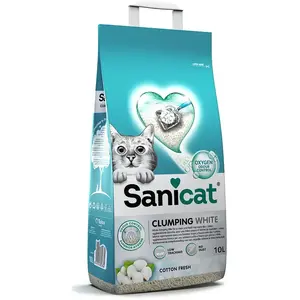 Sanicat White Cotton Fresh 10l Klumpender Sand günstig