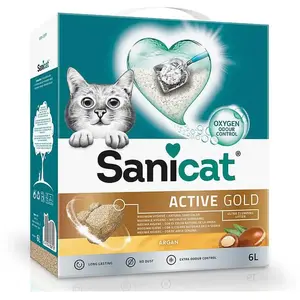 Sanicat Gold Klumpendes Katzenstreu Aus Bentonit 6l günstig