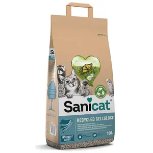 Sanicat Ökologisches Katzenstreu Aus Zellulosepapier 10l günstig