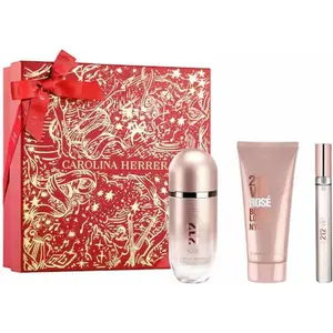 Carolina Herrera 212 Vip Rose Eau De Parfum Spray 80ml Set 3 Artikel