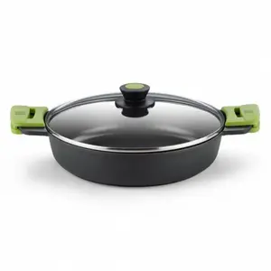 BRA A400532, 5 l, Schwarz, Aluminium, Silikon, Gas, Induktion, 220 °C