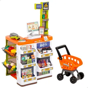 My Home Lernspielzeug Supermarkt-einkaufswagen Mit Licht Und Sound