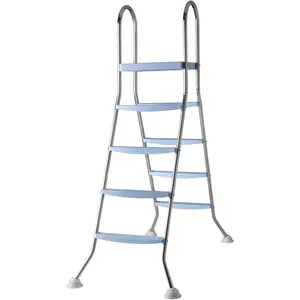 GRE Edelstahlleiter 2x4 Stufen AR11680 günstig