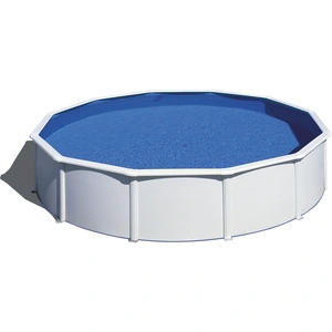 GRE Runder Stahlwandpool in Weiß KIT550ECO Ø 550 x 120 cm, Komplettset günstig