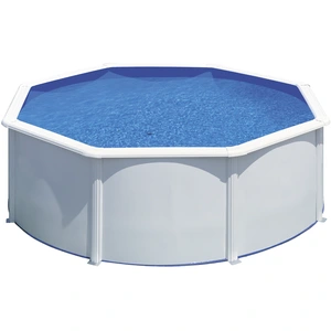 GRE Runder Stahlwandpool in Weiß KIT300ECO Ø 300 x 120 cm, Kompletts... günstig