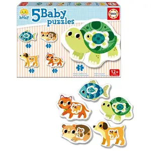 Educa Tiere 5 Baby Puzzle