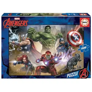 Educa Puzzle mit 1000 Teilen Avengers 27x37x5 cm günstig