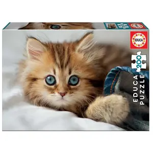 Puzzle mit 200 Teilen Educa Gatito 23x30x8 cm günstig