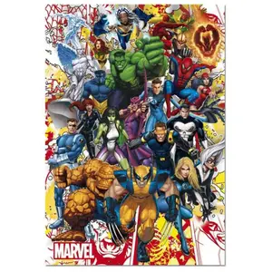 500 Teile Puzzle Educa Marvel Superheroes 23x33x5 cm günstig