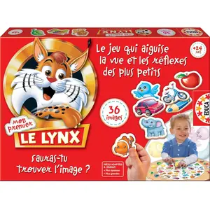 Gesellschaftsspiele mein erster Luchs Educa Borras 23x4,5x33,5 cm