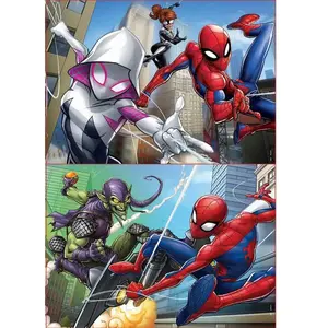 Puzzle aus 2 x 48 pièces Spiderman Marvel 22x32x4,6 cm