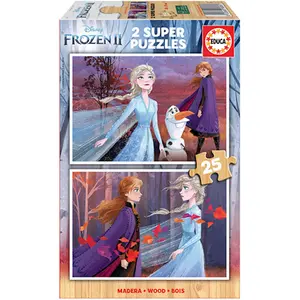 Educa Holzpuzzle Frozen 2 2x25 Teile (25 Teile)