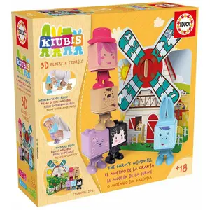 Die Mühle vom Bauernhof Educa The Kiubis 27x27x8 cm