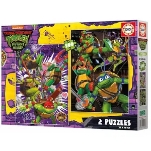 Educa 2x500 Teile Ninja Turtles Puzzle günstig