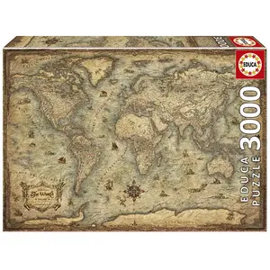 Puzzle mit 3000 Teilen mapamundi Educa 26x34,5x47,5 cm günstig