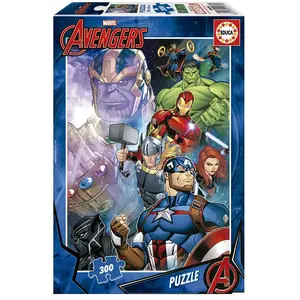 Puzzle mit 300 Teilen Educa Borras Marvel Avengers 40x28 cm günstig