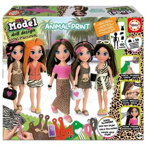 Educa My Model Design Animal Print Puppe