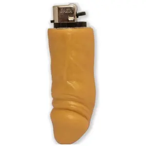 Diablo Picante Goldenes wiederaufladbares Feuerzeug in Form eines Penis günstig