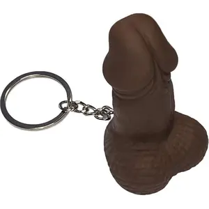 Diablo Picante, Schlüsselanhänger, Mulatto Penis Geformter Schlüsselanhänger, Braun, Schwarz günstig