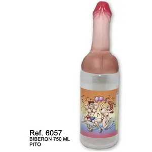 Diablo Picante PENIS FEEDING BOTTLE FLESH 750 ML /ES/PT/EN/FR/IT/