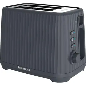 Taurus JONIC TOAST, 2 Scheibe(n), Grau, Tasten, Drehregler, 1150 W, 3,...