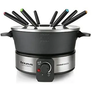Taurus Fondue-Gerät FF2, Fondue Set, Schwarz, Silber günstig