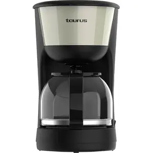 Taurus Verona Vintage Cream, Filterkaffeemaschine, 1000 W, Schwarz, Cr...