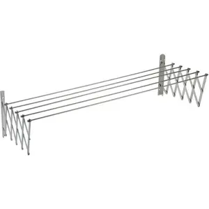 Sauvic Ausziehbarer Wäscheleine Aus Edelstahl 160 Cm günstig