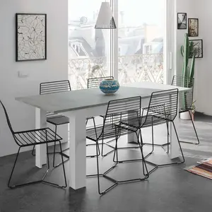 Habitdesign Ausziehtisch - Weiß 90x190x78h cm günstig