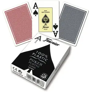 Fournier Plastik Poker Kartenspiel Nr. 2800 2 Riesenindizes Brettspiel günstig