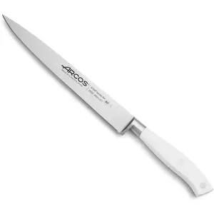 Arcos Riviera Blanc Filetmesser, Küchenmesser, Weiss, Silber