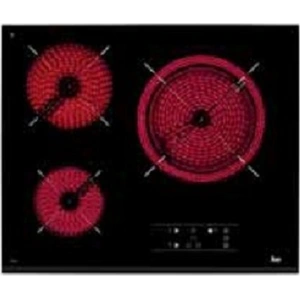 Teka TB6315, Schwarz, Integriert, Keramik, Glas, 3 Zone(n), 3 Zone(n)