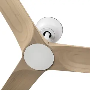 Deckenventilator Heywood S, DC, weiß/Holz hell günstig