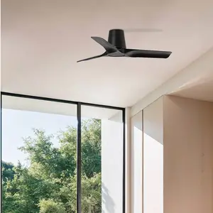 Faro Deckenventilator Hey S, schwarz, DC-Motor, leise, Ø 90 cm günstig