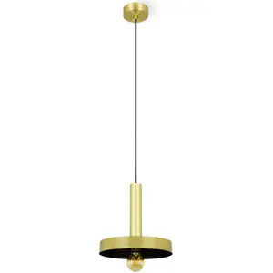 Faro 20161, Schwarz, Gold, Aluminium, IP20, II, 1 Glühbirne(n), E27