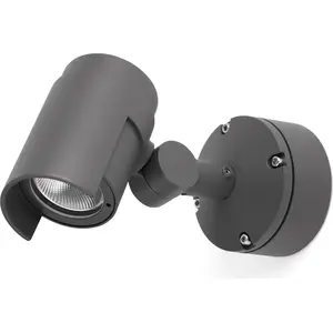 Faro 70156, Wandbeleuchtung für den Außenbereich, Dunkles Grau, Alumin...