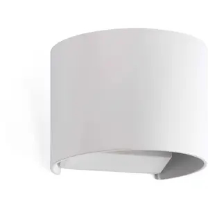 Faro 70686, Wandbeleuchtung für den Außenbereich, Weiß, Aluminium, IP5...