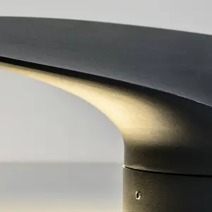 LED-Sockelleuchte Lotus aus Aluminium