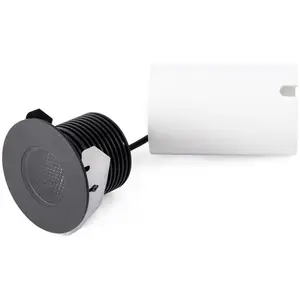 Faro 70736, Außen-Bodenbeleuchtung, Schwarz, Aluminium, IP67, III, 7 W