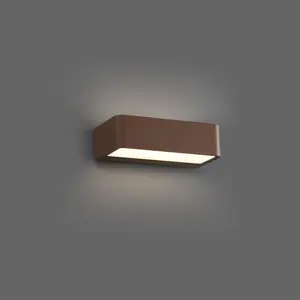 Faro 71309, Wandbeleuchtung für den Außenbereich, Rostfarbe, Aluminium...